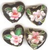 Cloisonné Heart Beads and Pendants
